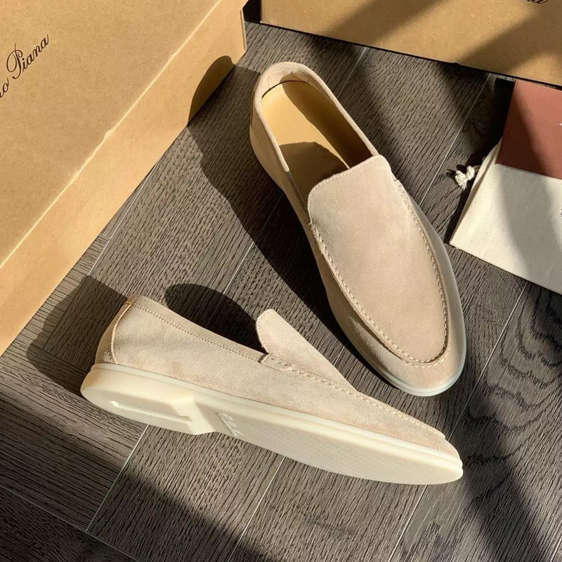 Levoire | Chic Mocassins FR Homme Au Design Classique Abricot