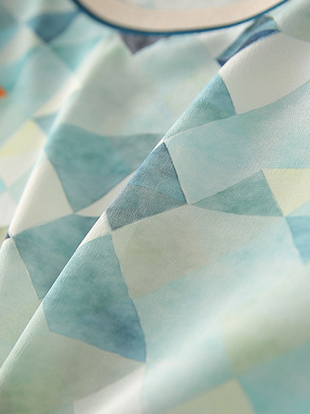 Levoire | Chemise Contrastée Élégante Avec Impression Géométrique Moderne