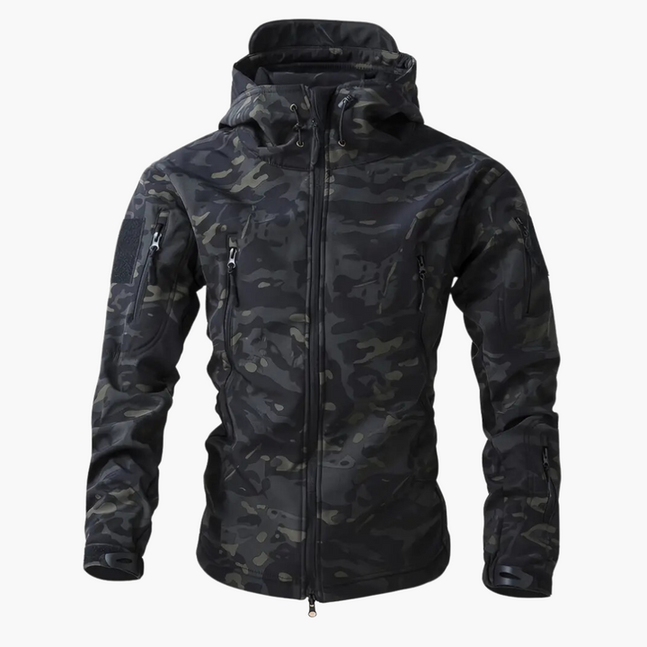 Levoire | Veste En Polaire Élégante Impression camouflage noir