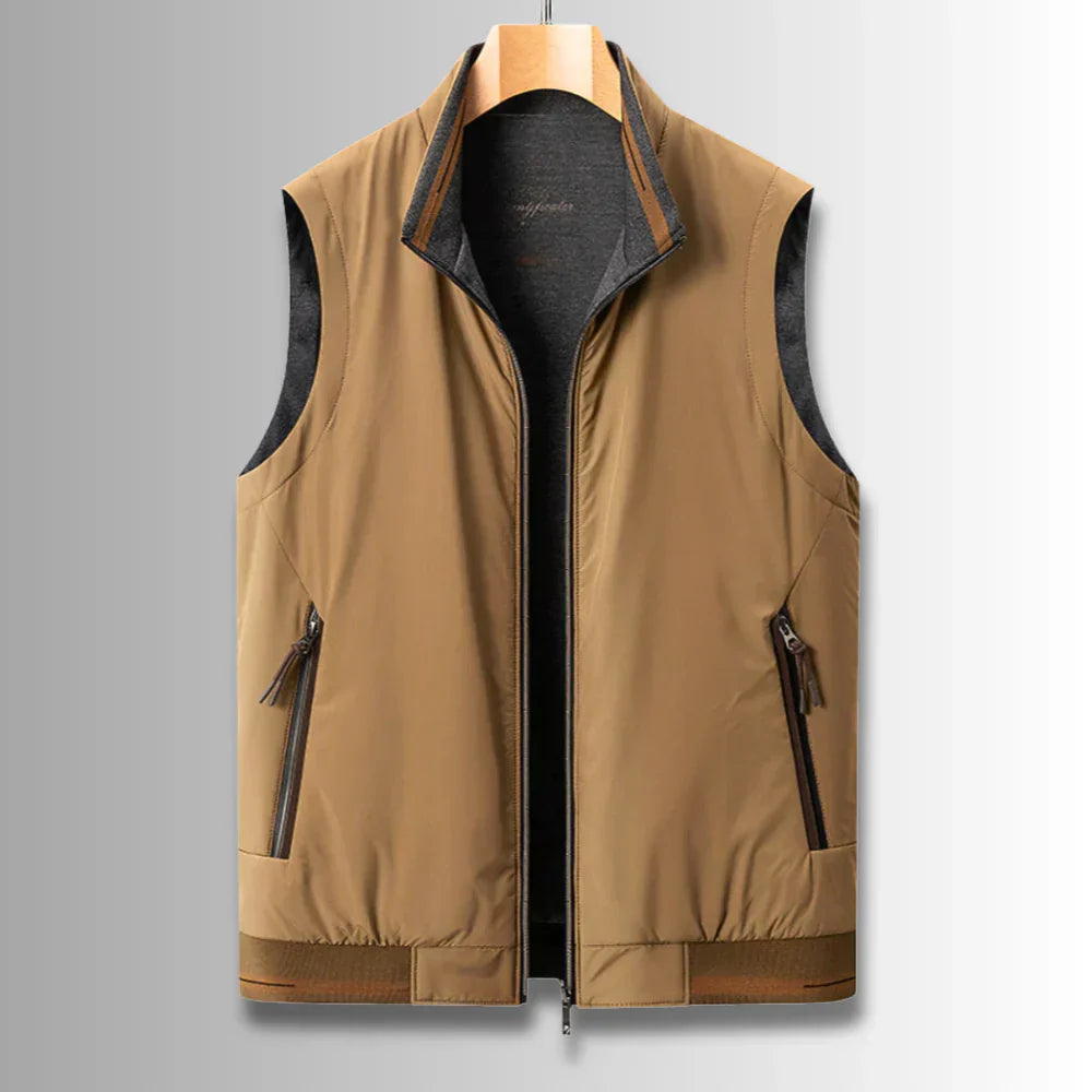 Levoire | Le gilet pour homme Braun