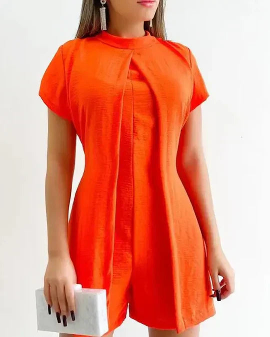 Levoire | Combinaison Élégante Avec Couches Orange