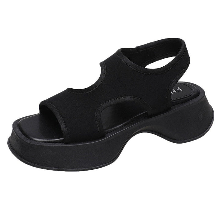 Levoire | Sandales Plates Pour Femmes Noir