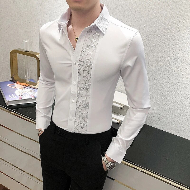 Levoire | Chemise pour hommes Chemise élégante pour hommes Blanc