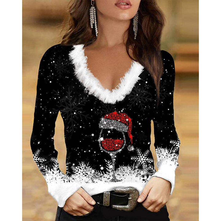 Levoire | Pull Avec Col V Pour Femmes Noir