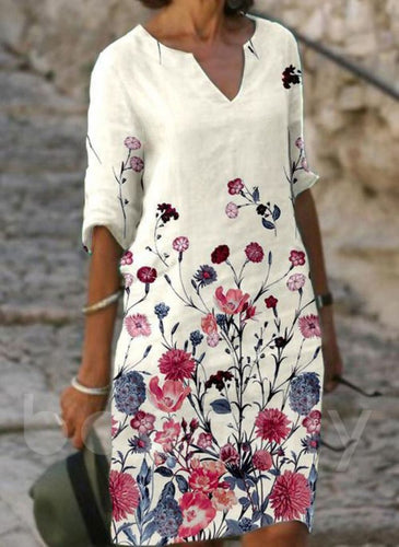 Levoire | Robe Élégante À Imprimé Fleuris