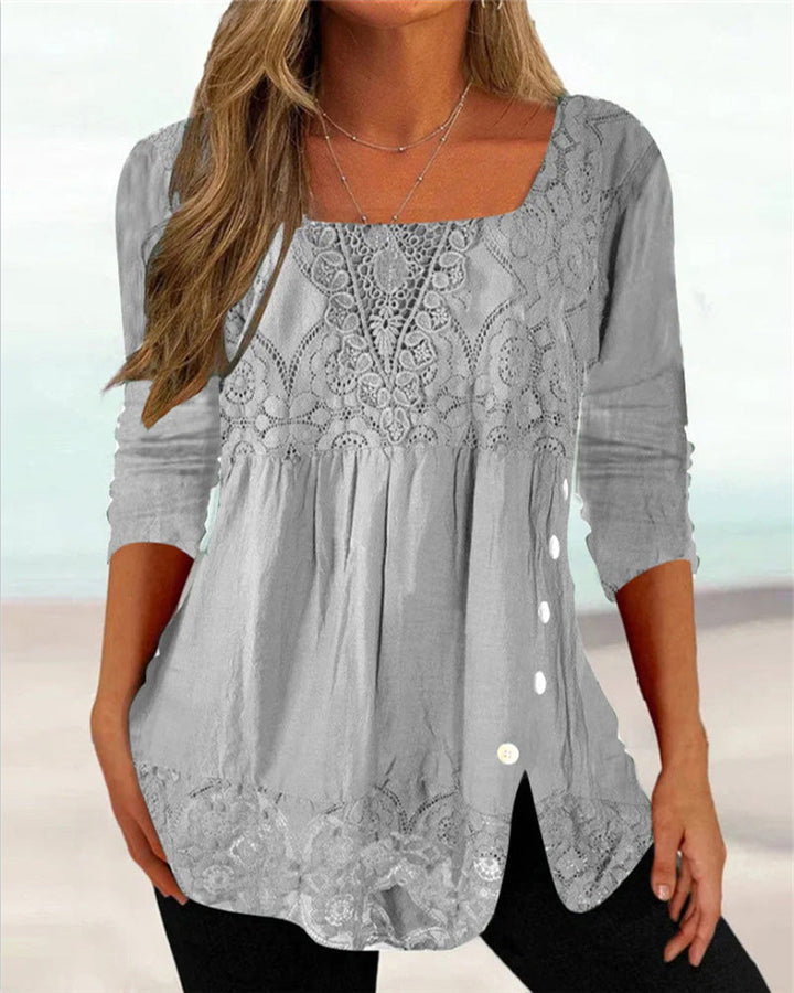 Levoire | Blouse Élégante Pour Le Printemps Gris