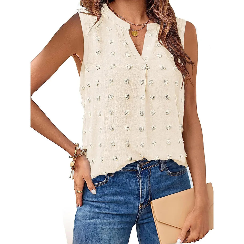 Levoire | Selina Top - Sans Manches Et À La Mode Beige