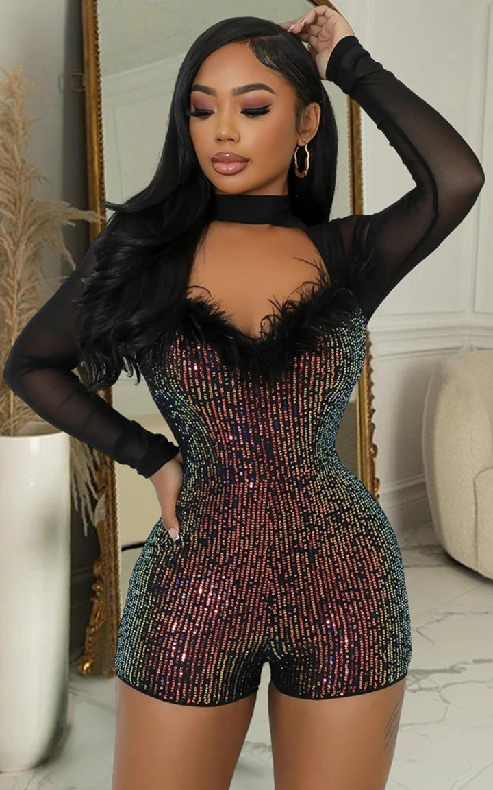 Levoire | Robe De Soirée Sexy À Sequins Élégante Pour Vos Soirées Noir