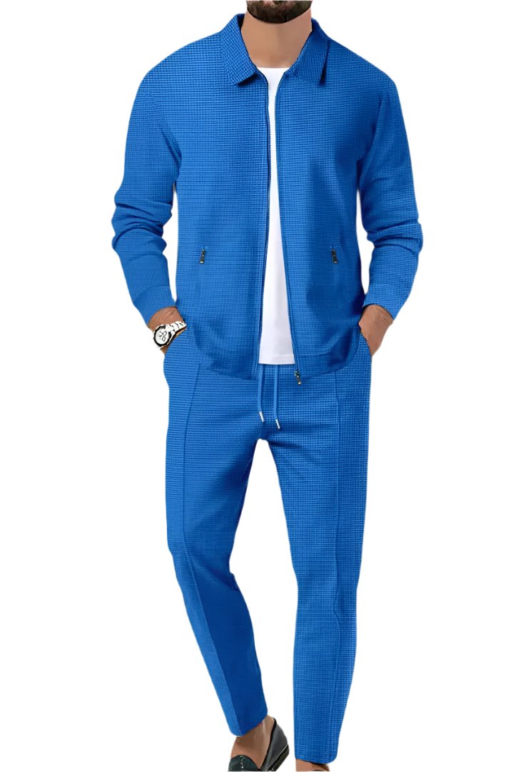 Levoire | Ensemble De Loisirs Deux Pièces Pour Hommes Bleu