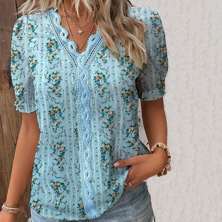 Levoire | Chemise à manches longues avec motif floral