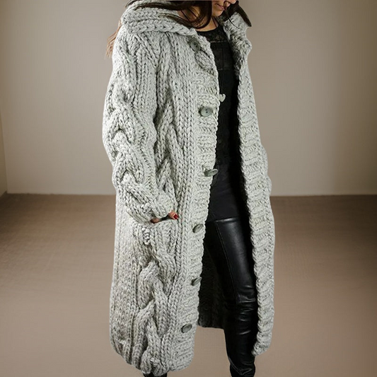 Levoire | Long Cardigan Femmes Cozy Days Gris