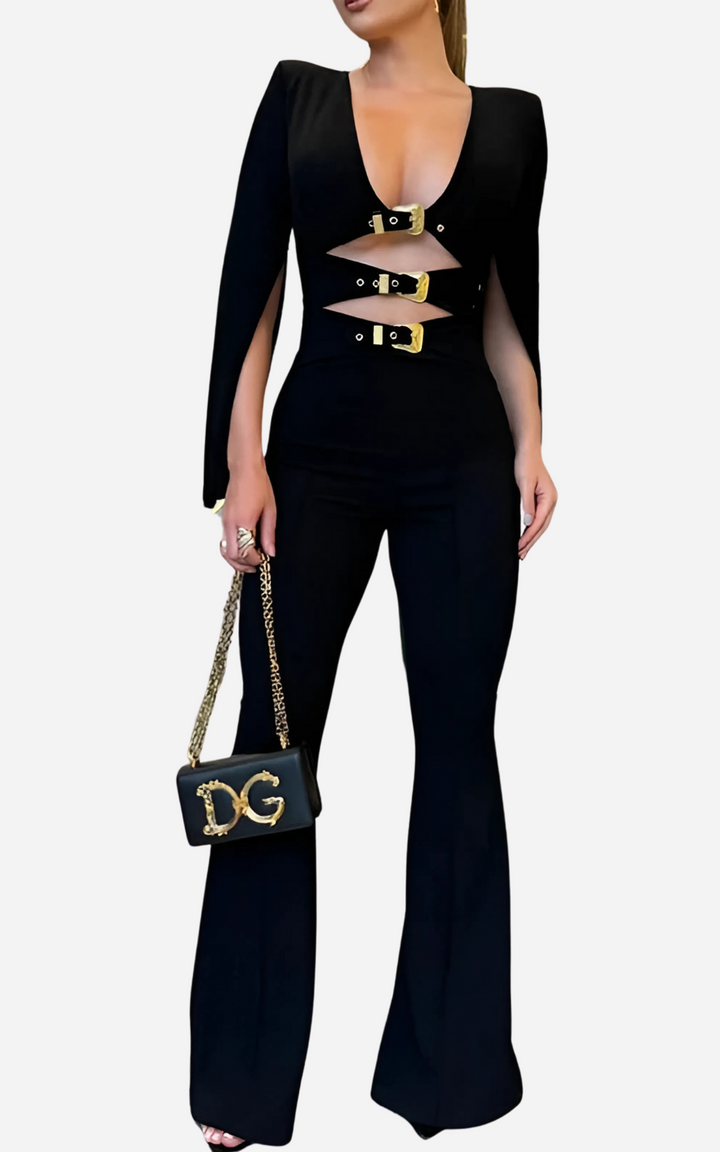 Levoire | Femmes Noire Sexy Élégante Avec Détails Noir