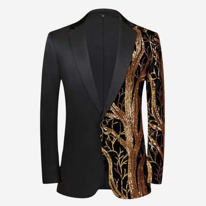 Levoire | Luxe Blazer Pailleté Or