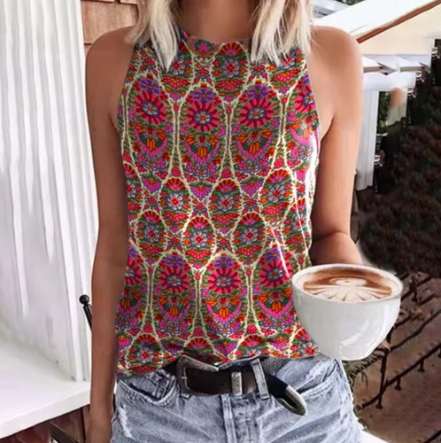 Levoire | Top Sans Manches Avec Motif Ethnique