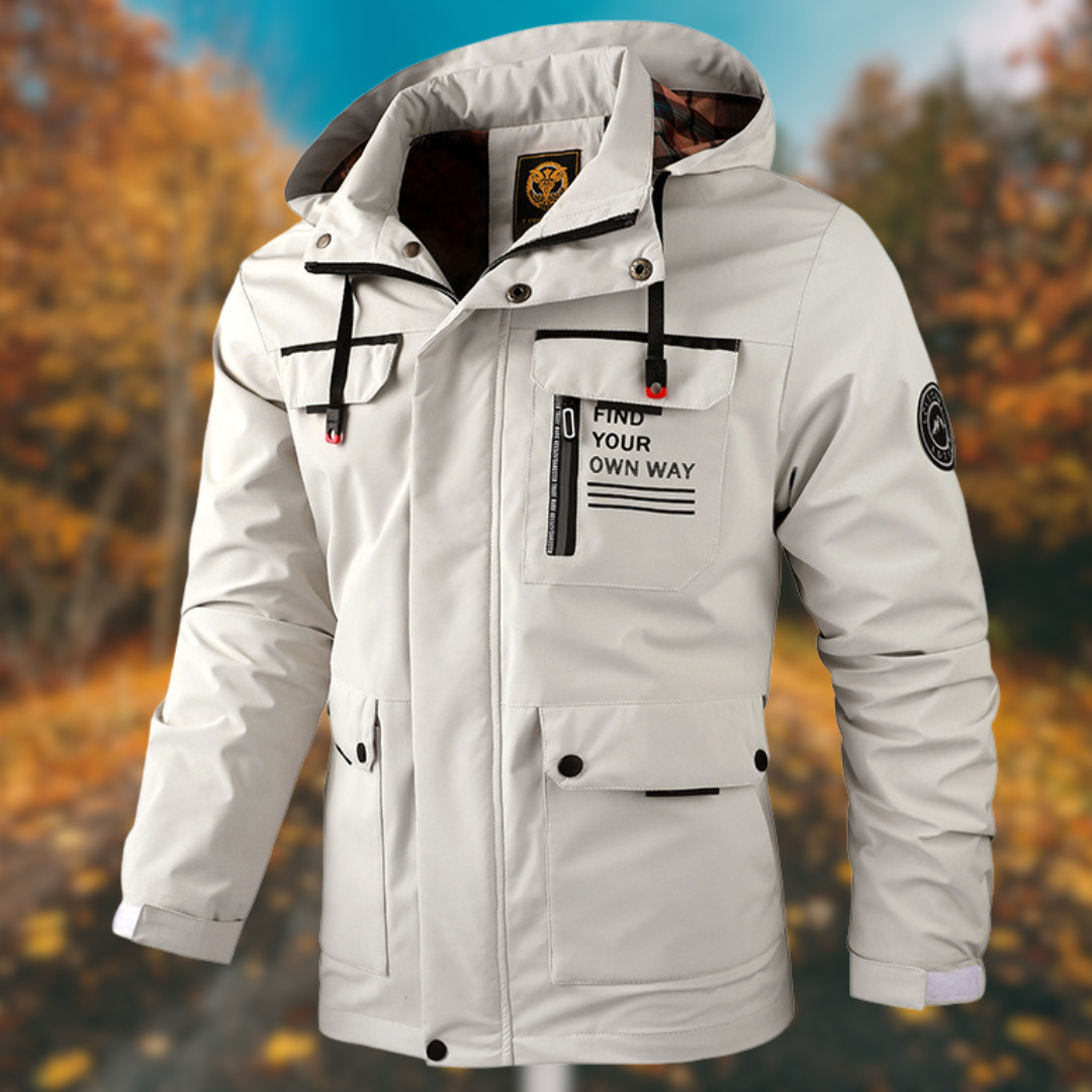 Levoire | Veste Homme Avec Capuche Blanc