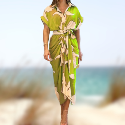 Levoire | Abito con fantasia astratta Jaune