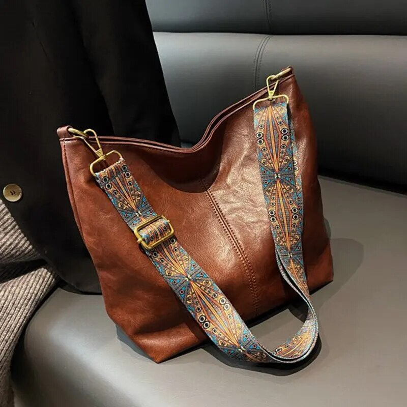 Levoire | Sac à main élégant Vintage pour femmes Style intemporel Répartition spacieuse Braun