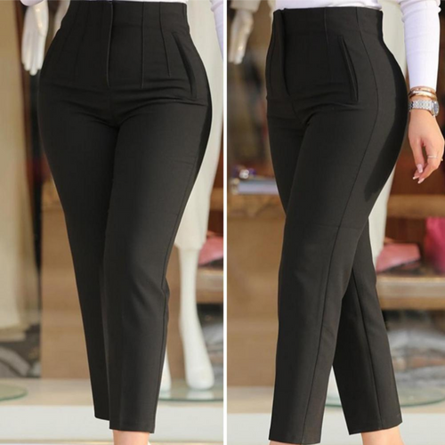 Levoire | Pantalon Haut Taill Femme En Coupe Moderne