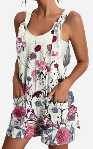 Levoire | Robe Courte À Fleurs Pour Femmes Élégance Et Fraîcheur En Été