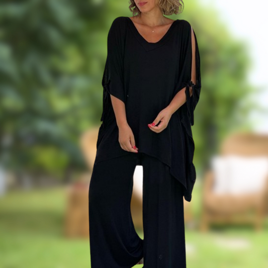 Levoire | Completo large décontracté Nero