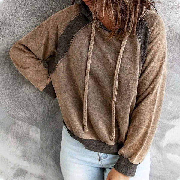 Levoire | Sweat À Capuche Avec Manches Longues Braun
