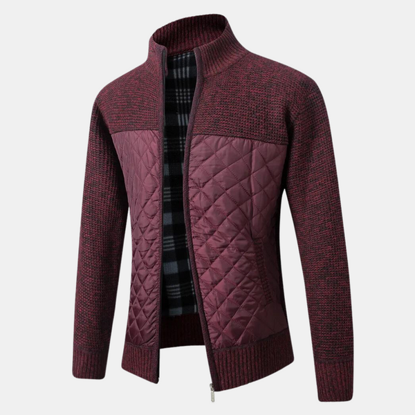 Levoire | Cardigan Avec Col Montant Rot