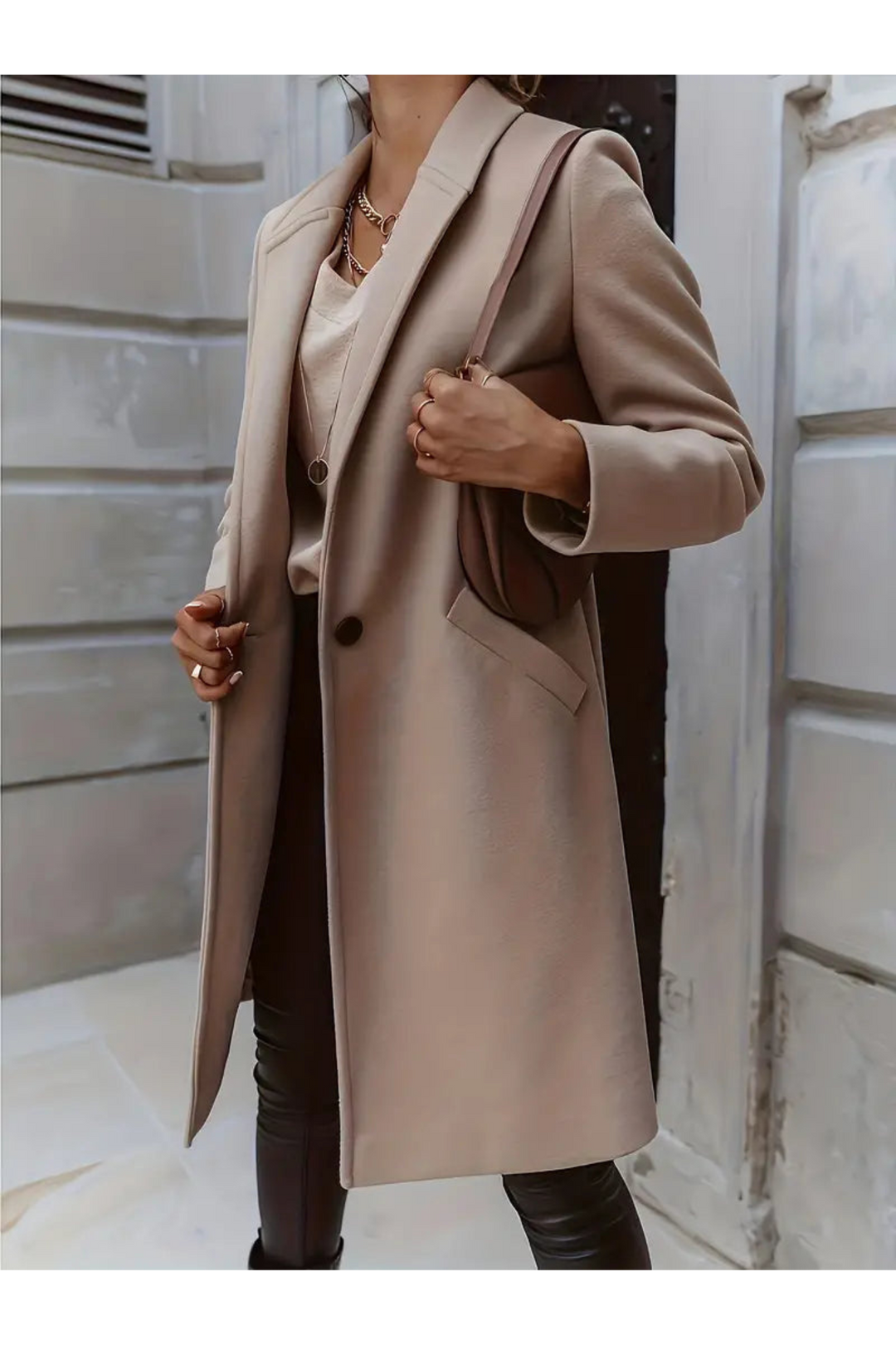 Levoire | Chauffant Manteau FR Femmes Long Khaki