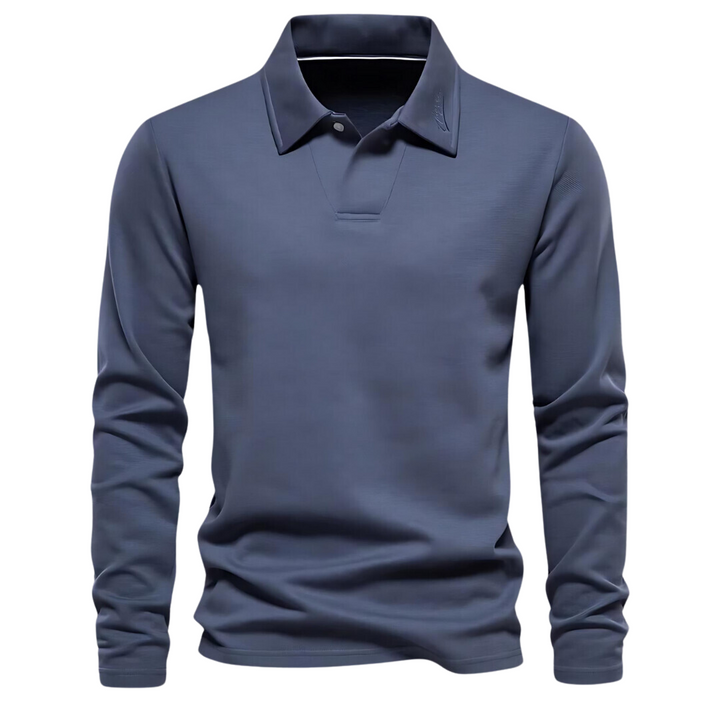 Levoire | Polo Décontracté Pour Hommes Bleu