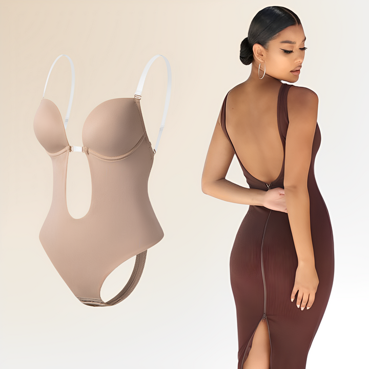 Levoire | Body À Dos Ouvert - Soutien-Gorge Pour Femmes Risa Beige