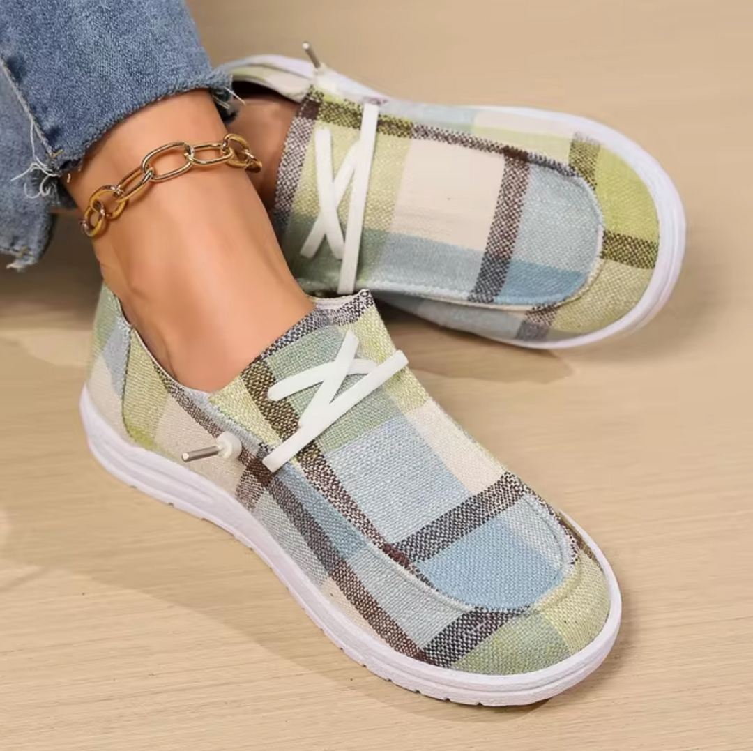 Levoire | Baskets Légères Sans Lacets À Semelle Plate Vert