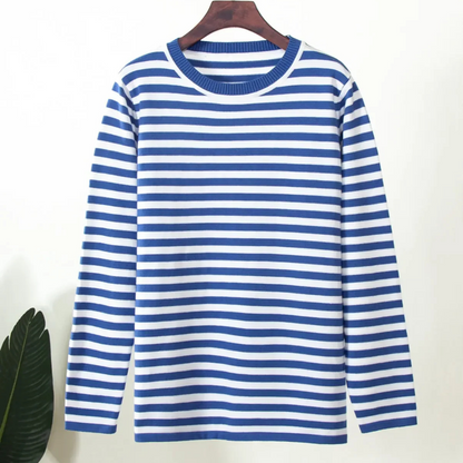 Levoire | Pull léger à rayures Blu
