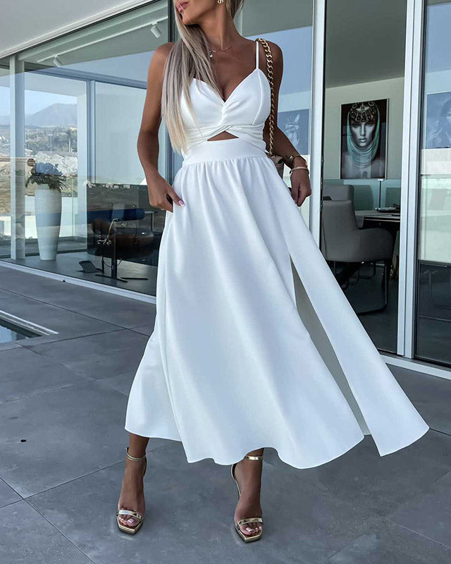 Levoire | Robe D'Été Robe De Loisirs Blanc