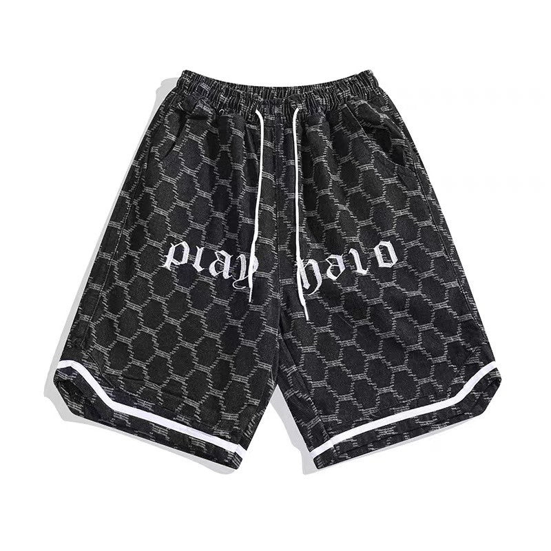 Levoire | Hommes Décontracté Short Court Large Été Shorts Noir