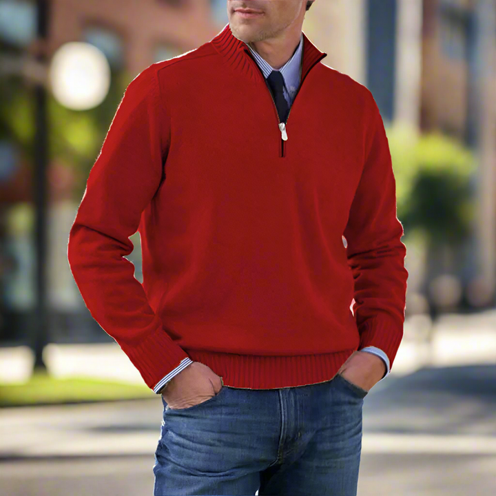 Levoire | Sweatshirt Pour Hommes Avec Demi-Zip Pour Toutes Les Occasions