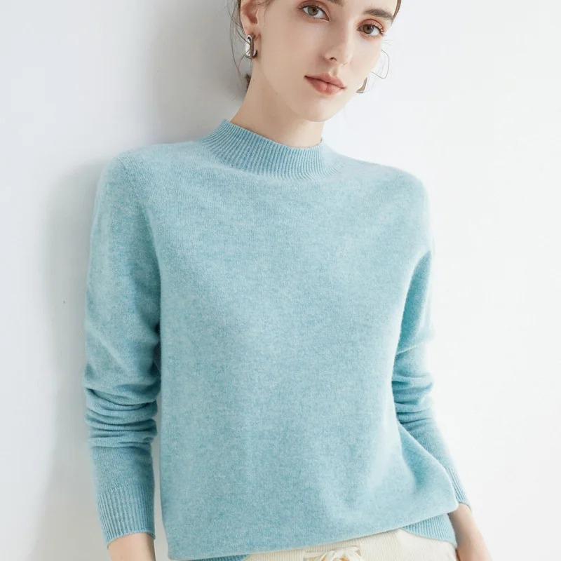Levoire | Cachemire Gilet Femme Col Rond Doux et Léger Pull Heltturkoos