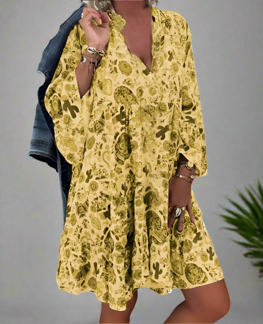 Levoire | Tunique D'Été Avec Motif Floral Grande Taille Pour Un Look Contemporain