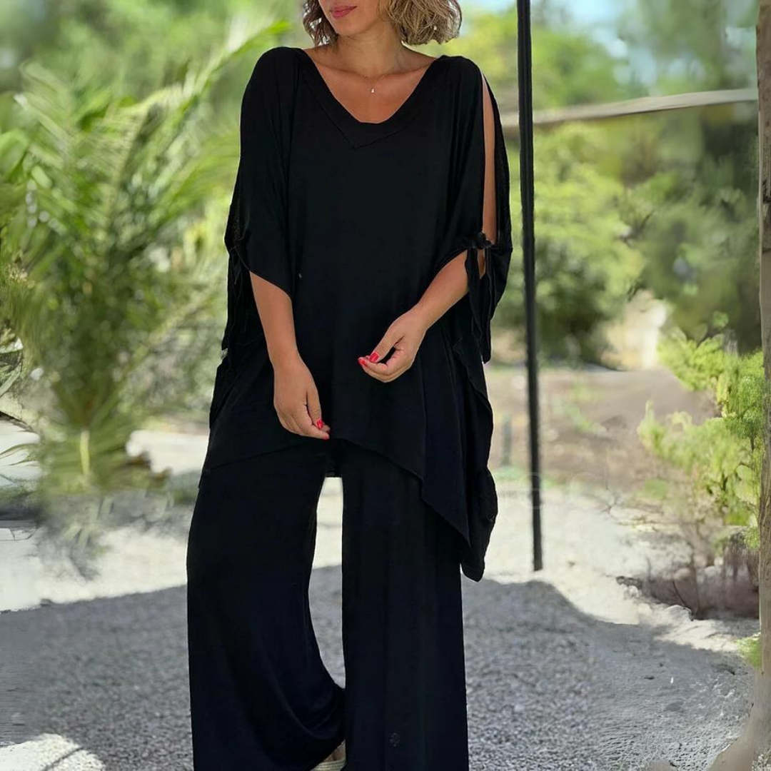 Levoire | Combinaison Décontractée Pour Femmes Pour Tous Les Jours Noir