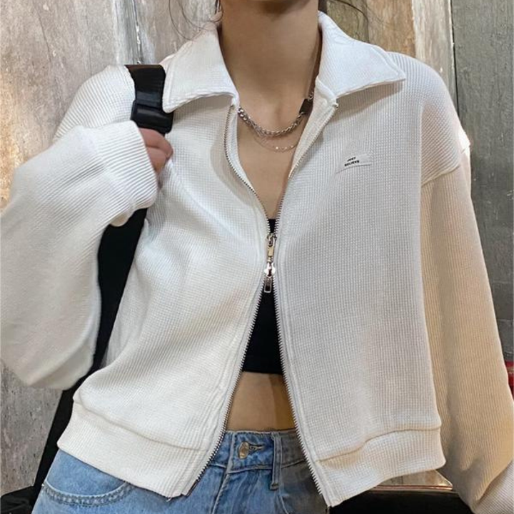 Levoire | Gilet Zippé Élégant Et Confortable Blanc