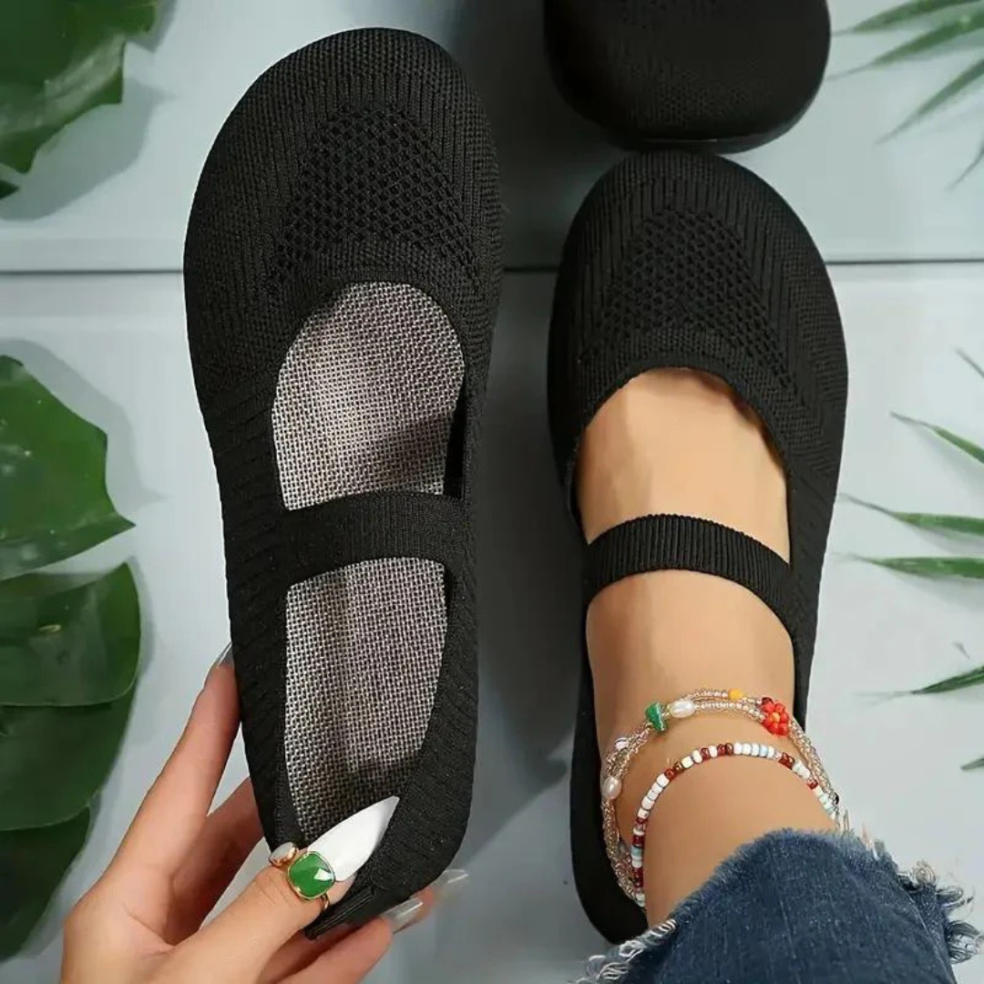 Levoire | Chaussures Décontractées En Tricot Pour - Femmes - Respirant Noir Classique