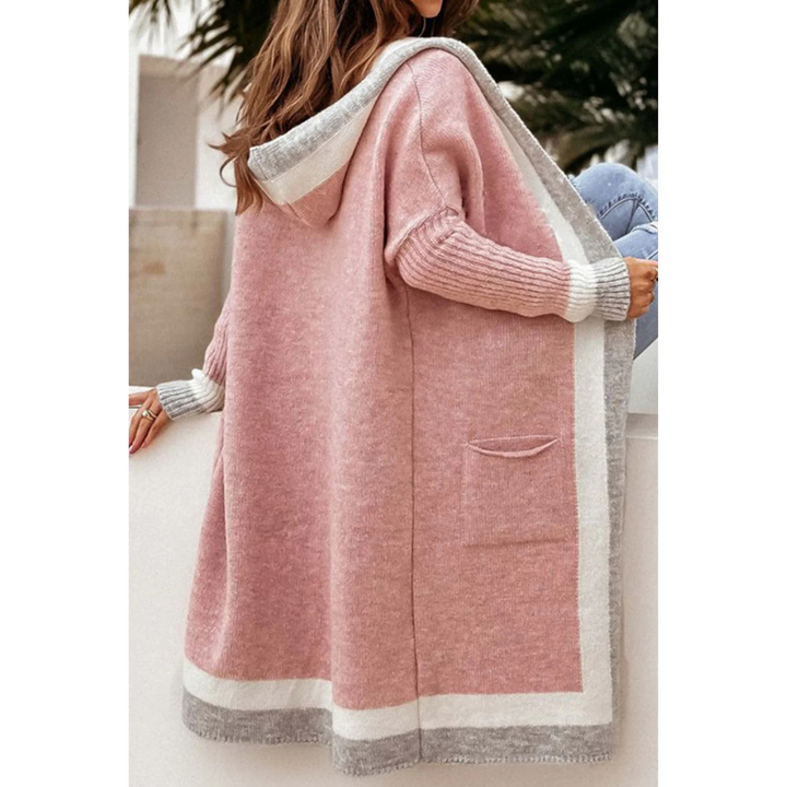 Levoire | Veste Longue Confortable Pour Femmes Rose clair