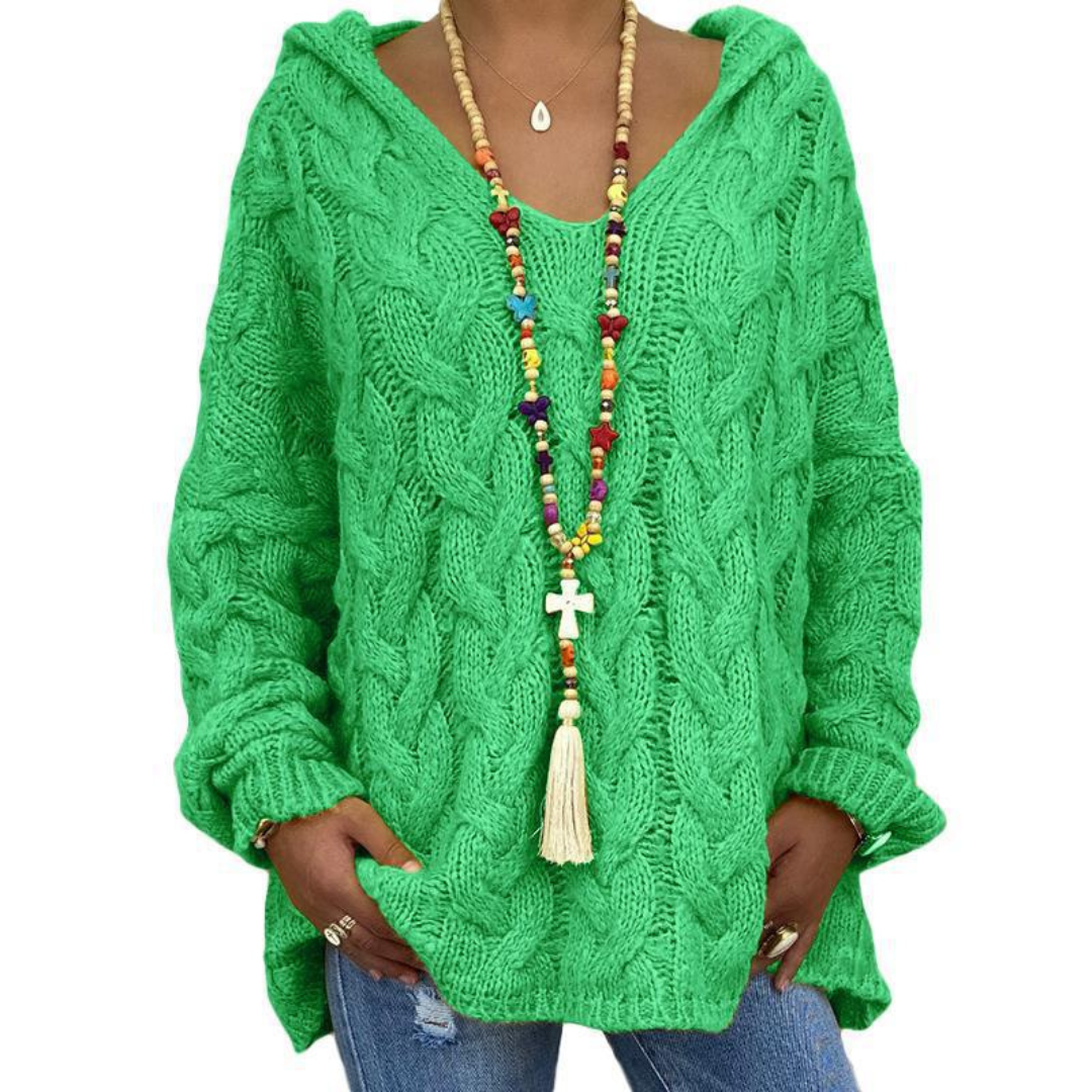 Levoire | Pull à manches longues pour femmes confortable Vert