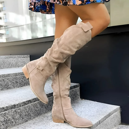 Levoire | Bottes Cheville Beige
