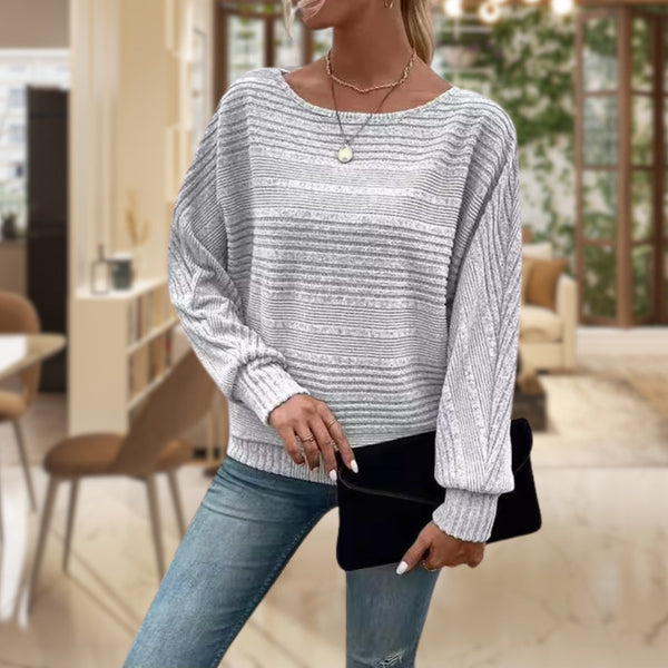 Levoire | Pull Structuré Pour Femmes Gris clair