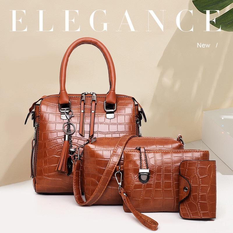 Levoire | Satz 4 Sacs en cuir Braun