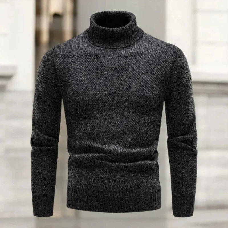 Levoire | Pull à col roulé pour une élégance sans effort Noir