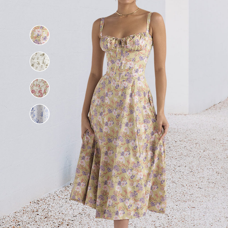 Levoire | Robe d'Été Avec Détails Corset