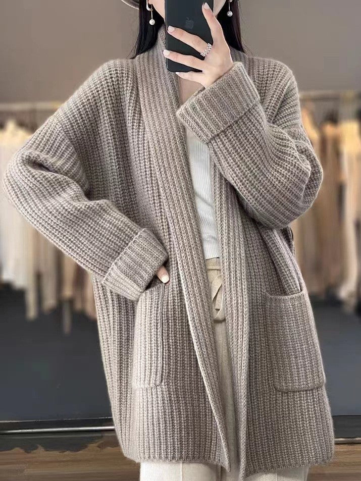 Levoire | Veste pour femmes cardigan stylé avec une élégance intemporelle Kamel Taille unique