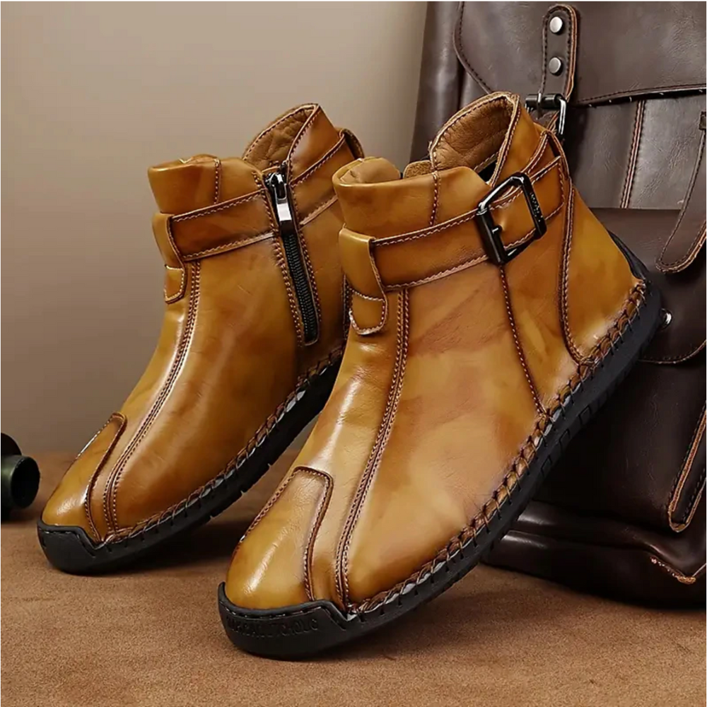 Levoire | Bottes À Fermeture Éclair Pour - Hommes - Stylistique Marron Clair