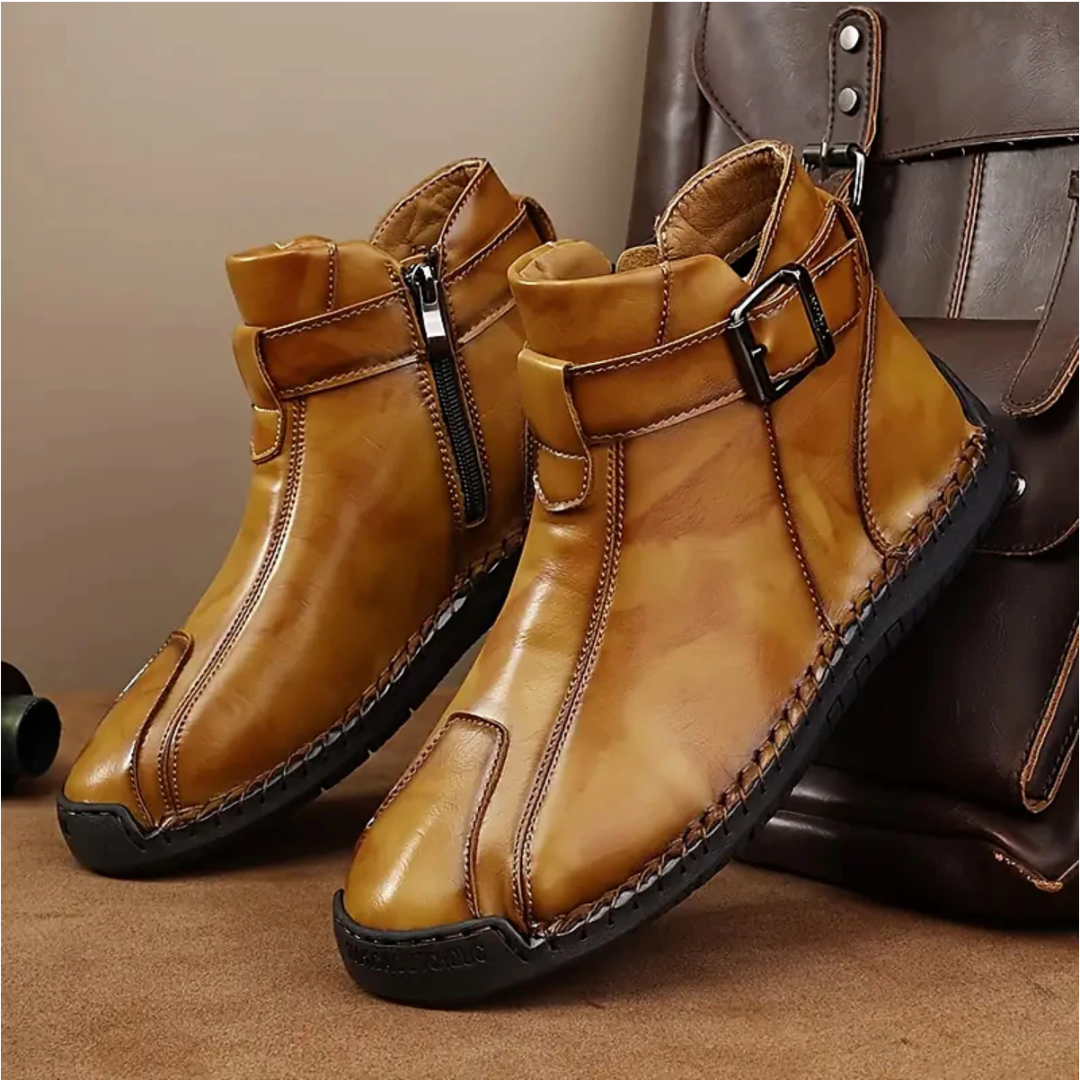 Levoire | Bottes À Fermeture Éclair Pour - Hommes - Stylistique Marron Clair