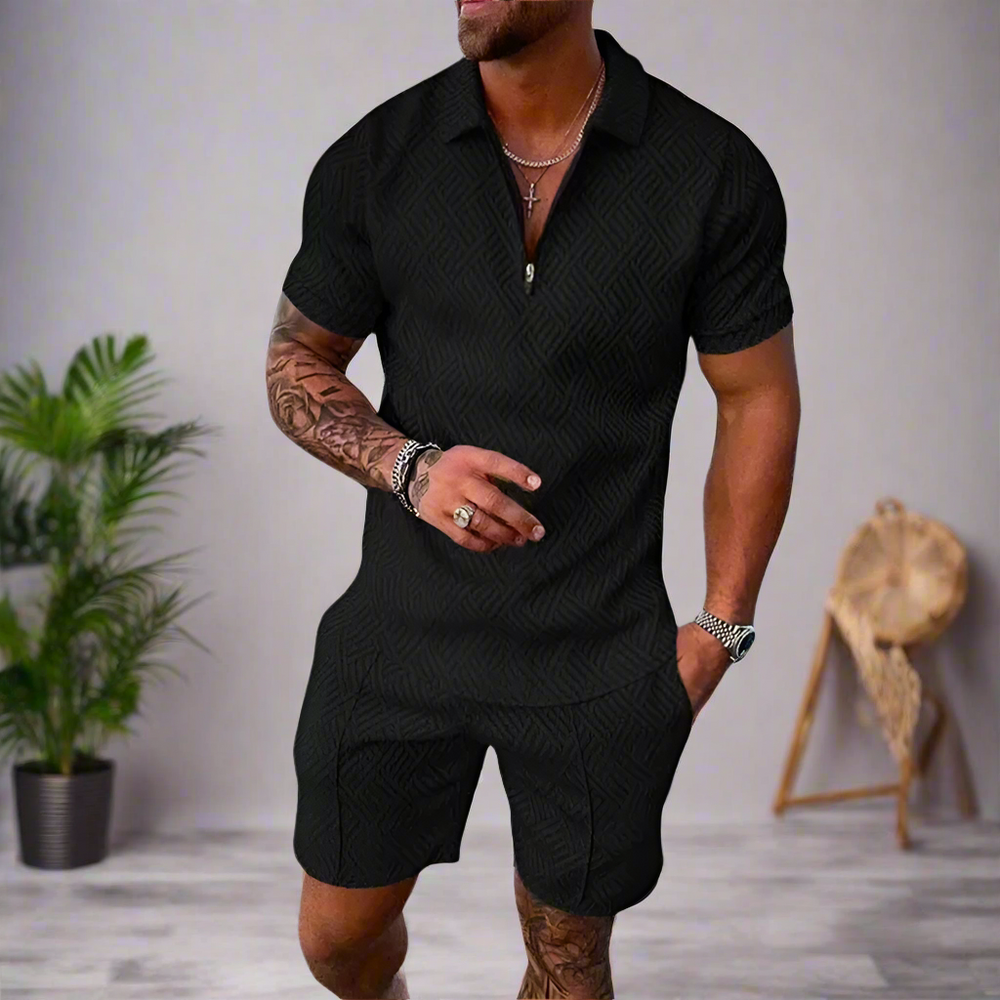 Levoire | Combinaison D'Été En Polo Et Shorts